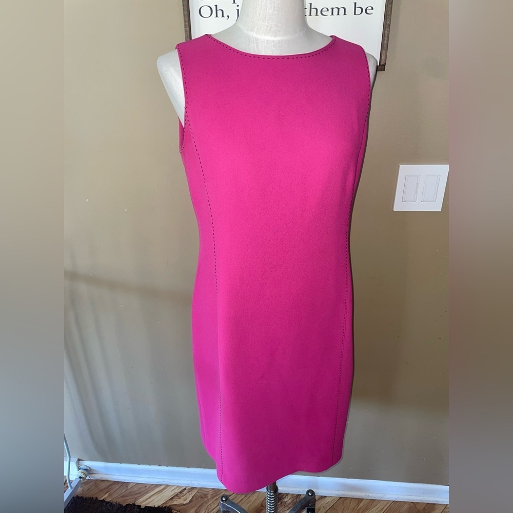 Evan Picone Vibrant Pink Dress women’s size 10